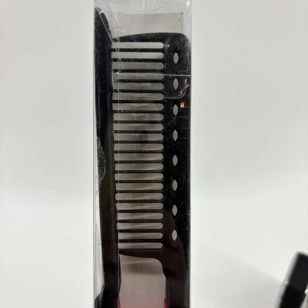 Hair‎ Straightening Flat Iron Comb for Knotty Hair Styling Pink New